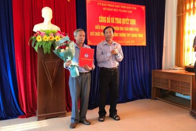 Lễ công bố và trao quyết định