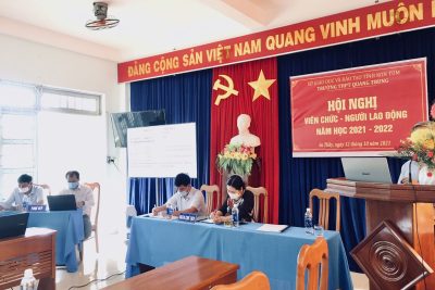 HỘI NGHỊ CÁN BỘ, CÔNG CHỨC, VIÊN CHỨC NĂM HỌC 2021 – 2022