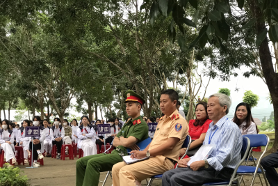 PHÁT ĐỘNG PHONG TRÀO “TOÀN DÂN BẢO VỆ AN NINH TỔ QUỐC NĂM 2023 TẠI TRƯỜNG THPT QUANG TRUNG