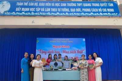 TỔ CHỨC NGOẠI KHÓA “ NGÀY HỘI ĐỌC SÁCH” NĂM HỌC 2023-2024