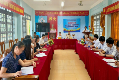 HỘI NGHỊ LẤY PHIẾU TÍN NHIỆM ĐỀ NGHỊ BỔ NHIỆM PHÓ HIỆU TRƯỞNG