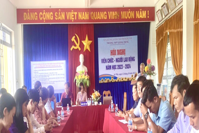 HỘI NGHỊ VIÊN CHỨC – NGƯỜI LAO ĐỘNG NĂM HỌC 2023 – 2024